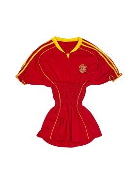 Rework Spain Shirred Jersey Dress Women's L